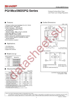 PQ1M185M2SPQ datasheet  